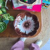 Ceramic dish flower west germany