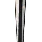 Black and white marble column