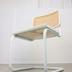 Vintage white B32 Cesca chair by Marcel Breuer, 90s