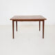 Table vintage en teck à rallonge, Pays-Bas 1960's