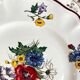 Lot de 8 assiettes plates "Agreste" Sarreguemines, XXe s.