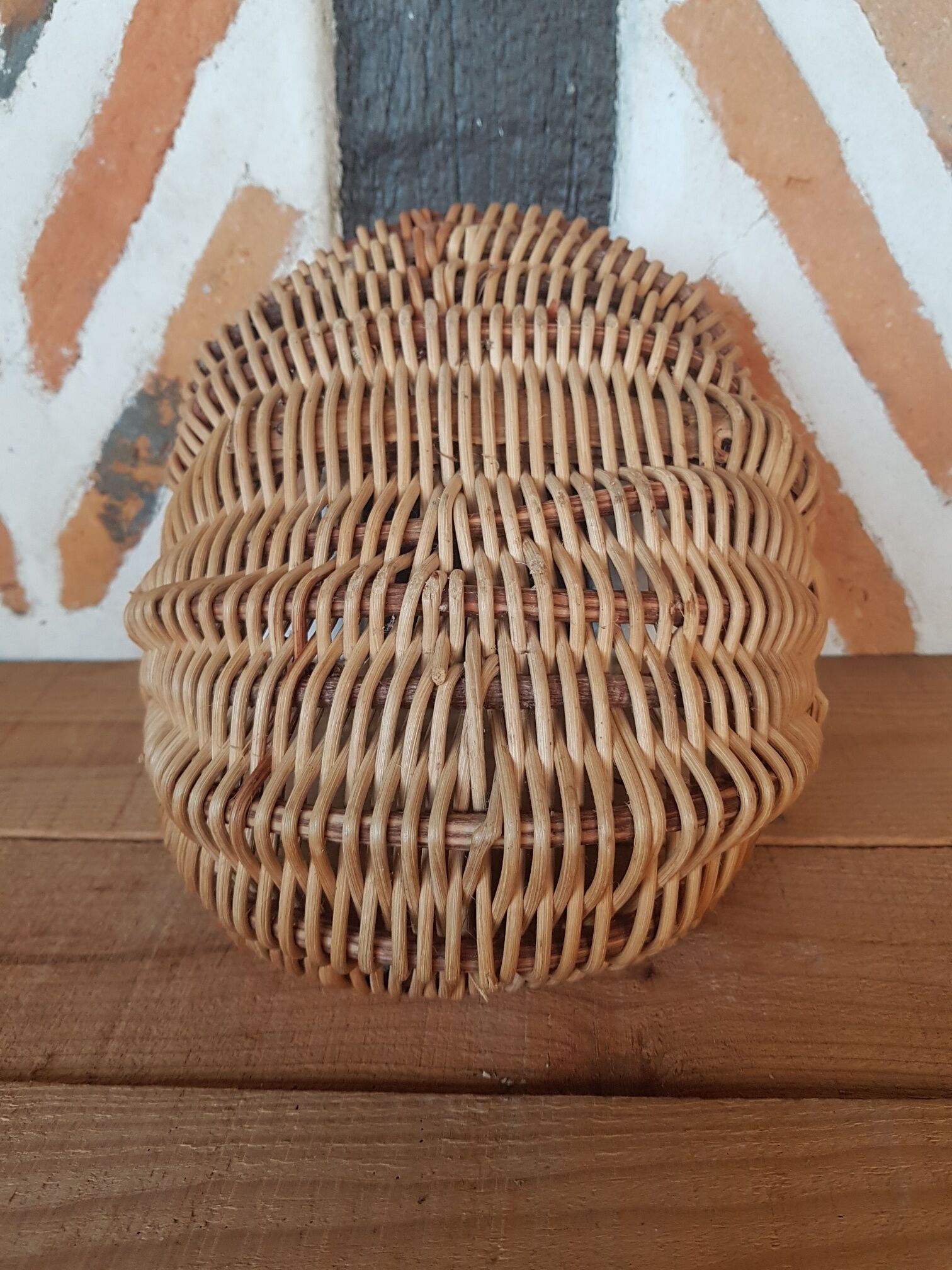 Artisanal wicker basket Auvergne