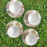 Set of 4 Retro Mugs