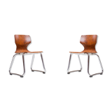 Childrens Chairs by Adam Stegner for Flötotto, 1970s, Set of 2
