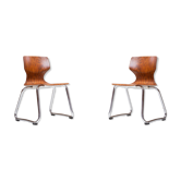 Chaises pour enfants par Adam Stegner pour Flötotto, années 1970, Ensemble de 2