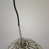 Vintage mother-of-pearl and brass pendant light