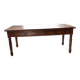 Table de ferme ou table de drapier noyer massif 1900