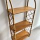 Rattan wall shelf