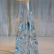 Table lamp base in crystal J.B. France - mid 20th century