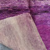 Moroccan purple carpet - 182 x 366 cm