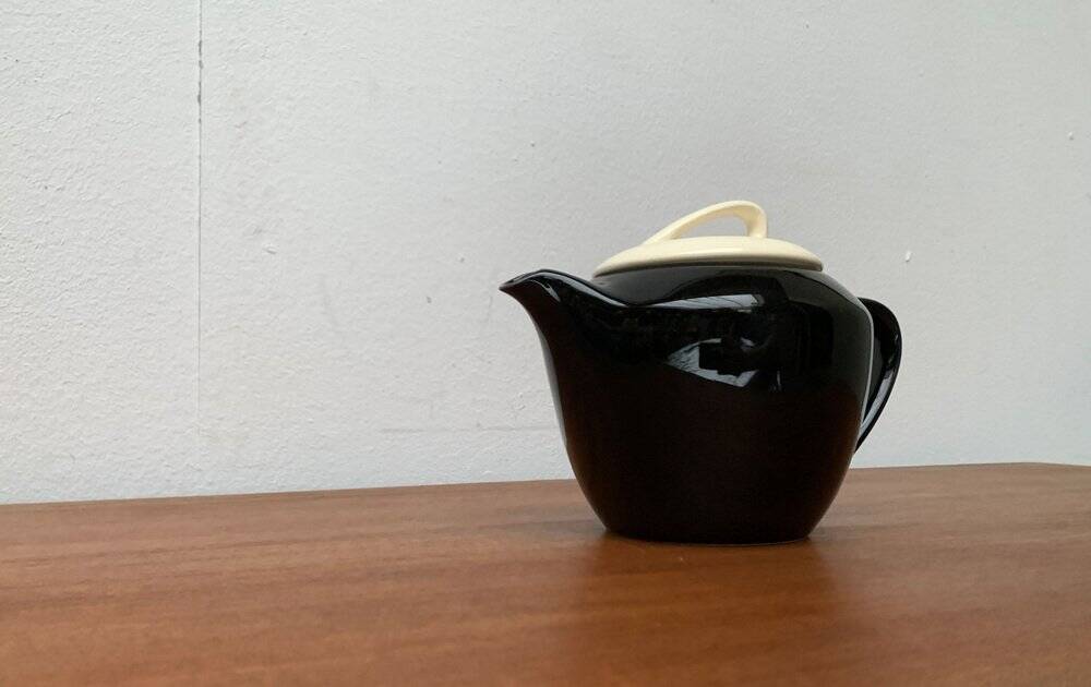 Théière ou cafetière en céramique postmoderne de Pagnossin, Italie, années 1980