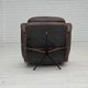 1970s, Danish swivel armchair with footstool by Madsen & Schubel.