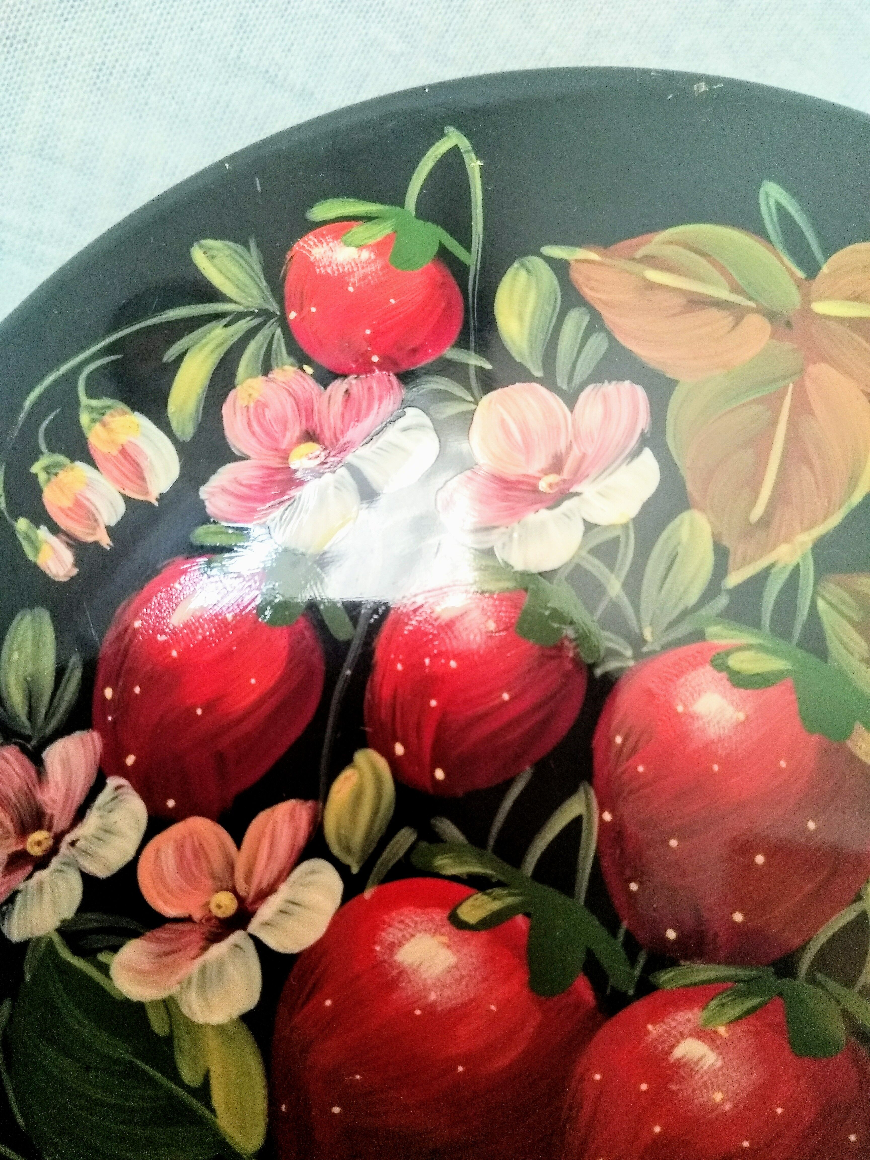 Former hand-painted Russian box