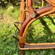 Antique rattan and wicker chaise longue, circa 1930