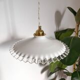 Suspension in flat serrated opaline from the 1950s - many models available