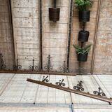 large wall-mounted coat rack