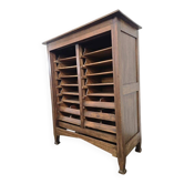 Vintage wooden drawer cabinet / filing cabinet / notary cabinet