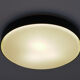 Large ceiling lamp in glass and metal circa 1960