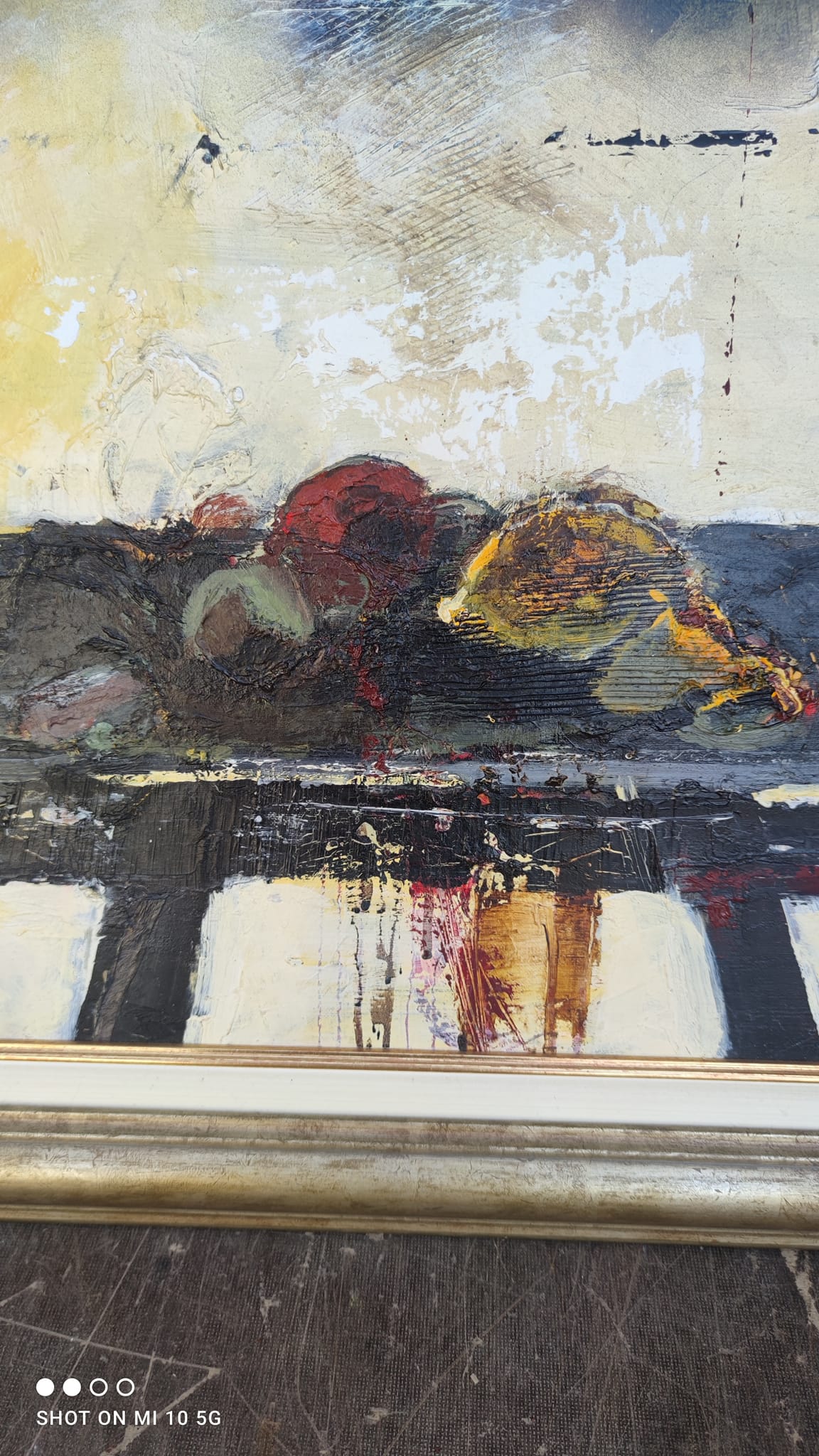 Oil painting on canvas, still life, 2001, by Serge GRIGGIO
