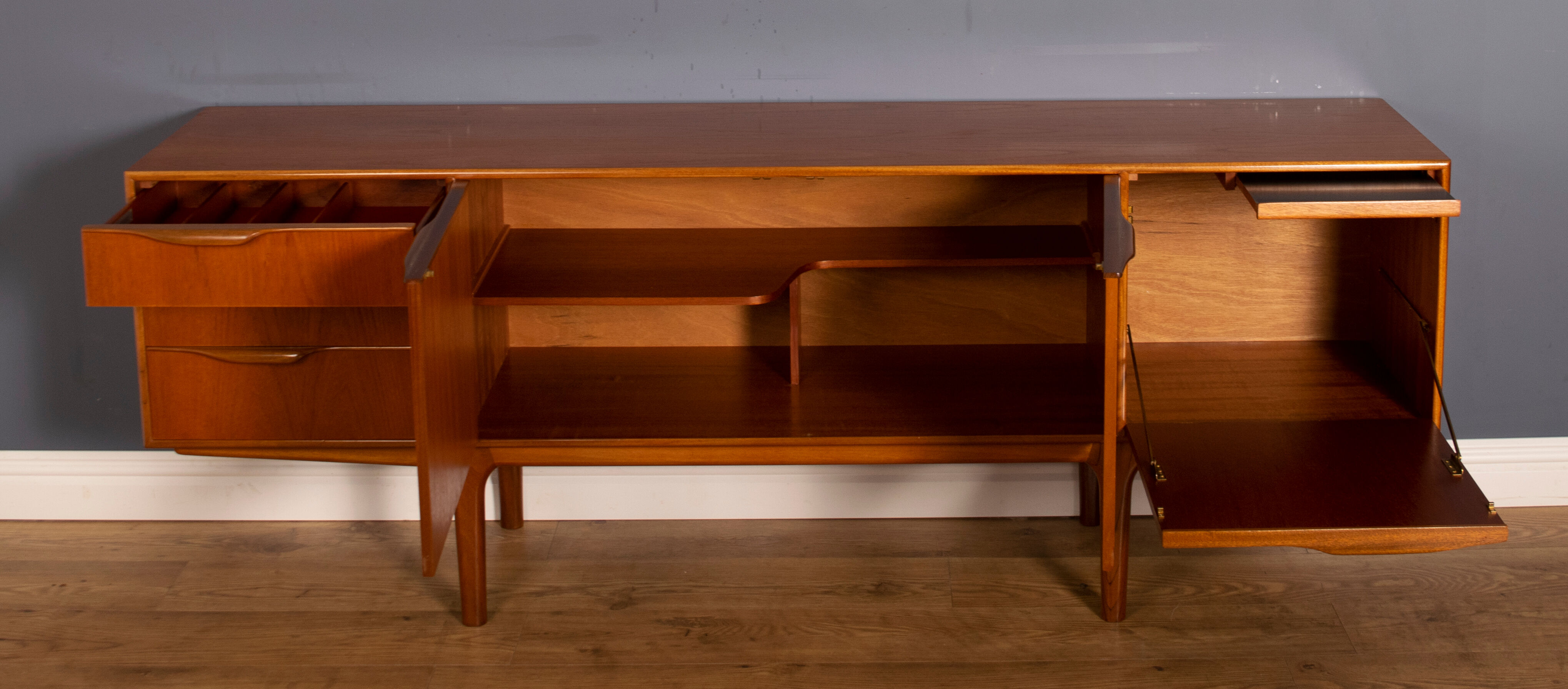 Restored Teak 1960s Retro Long Mcintosh Dunvegan Sideboard By Tom Robertson
