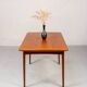 Dining table Svend Aaage Madsen in vintage teak, mid-century Danish from the 1960s.
