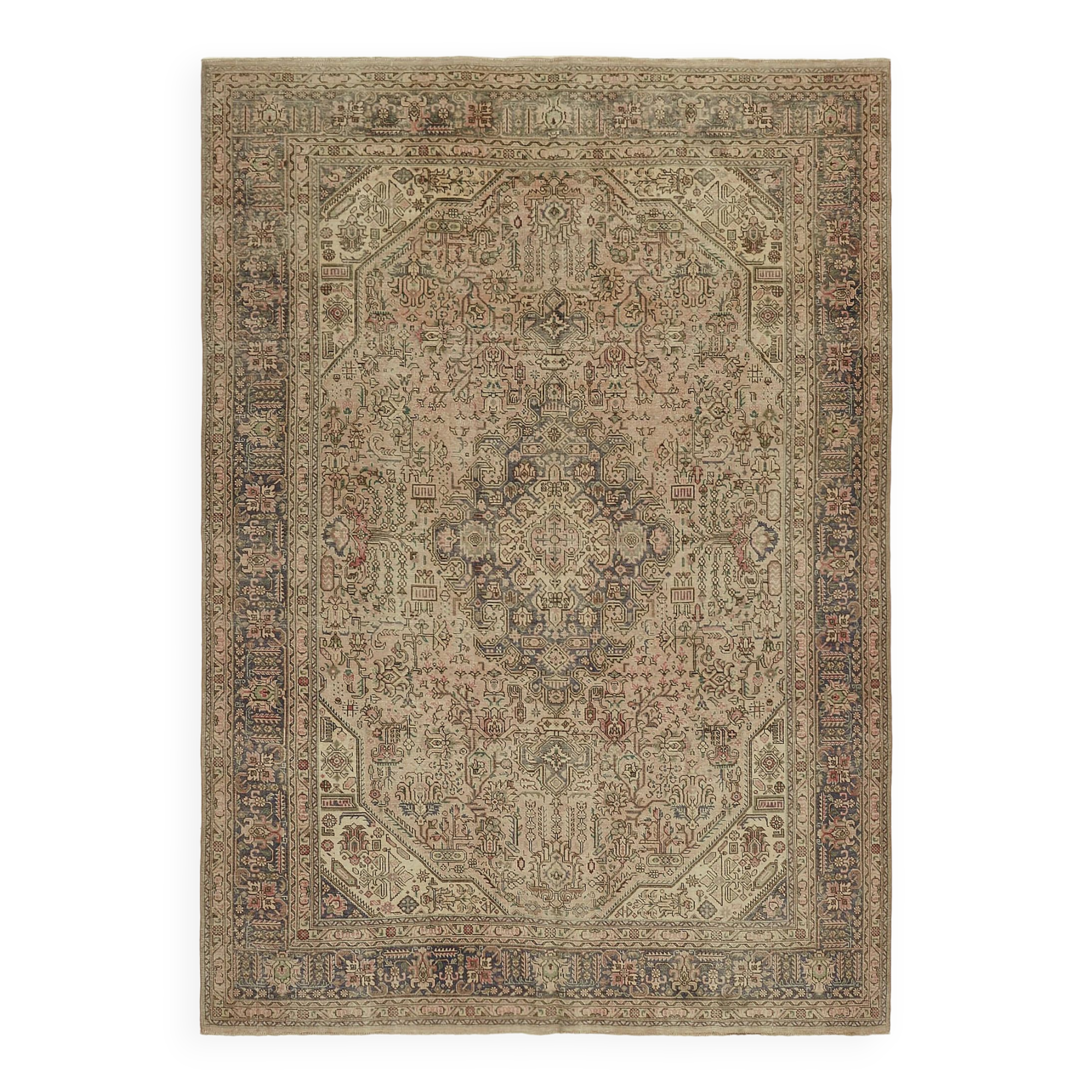 Handmade Oriental Rug 1980s