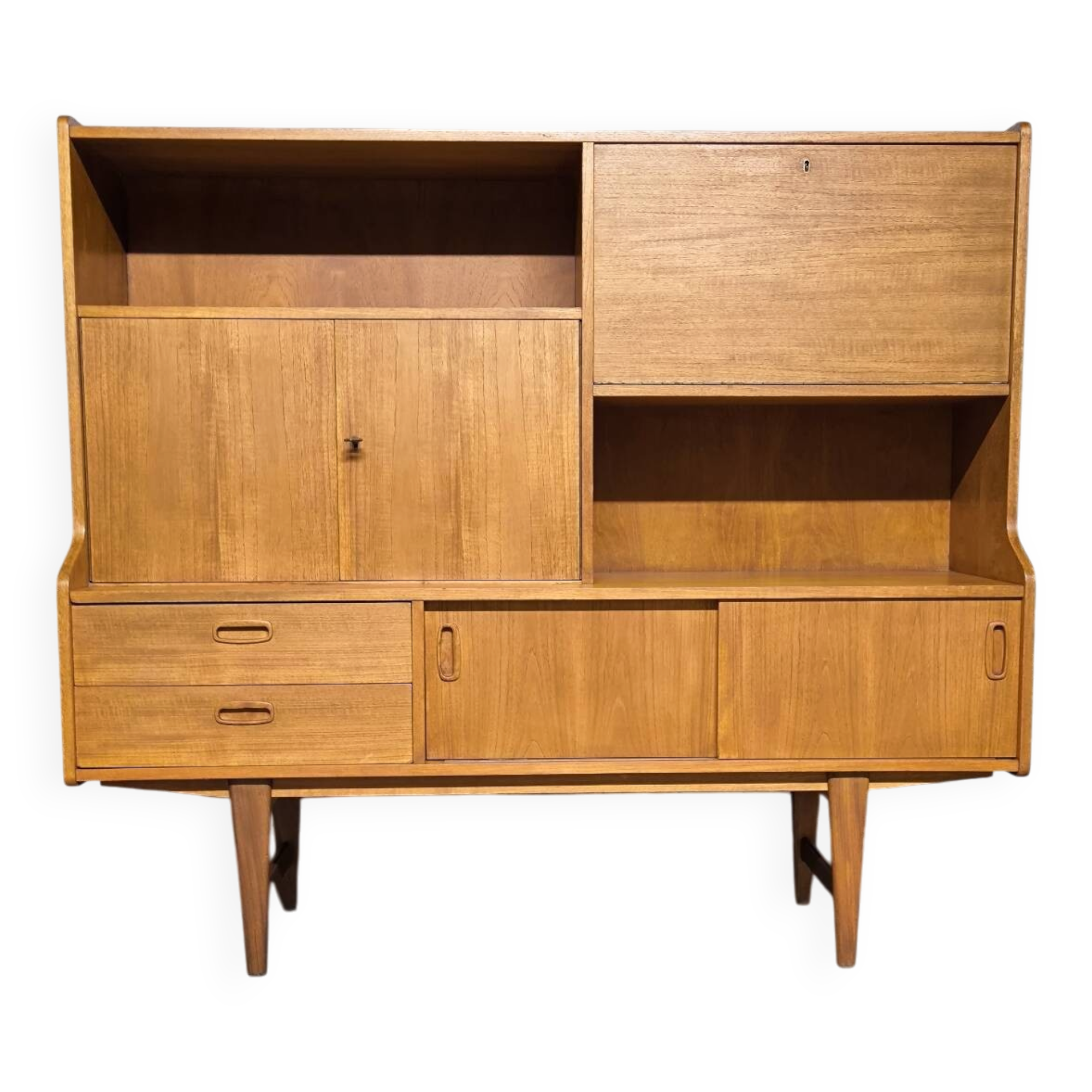 Vintage Scandinavian teak enfilade from the 1960s by Samcom.
