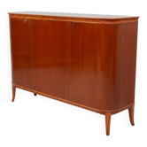 Buffet Swedish Modern en acajou, estampillé Carlssons Möbelindustri - Suède, années 40