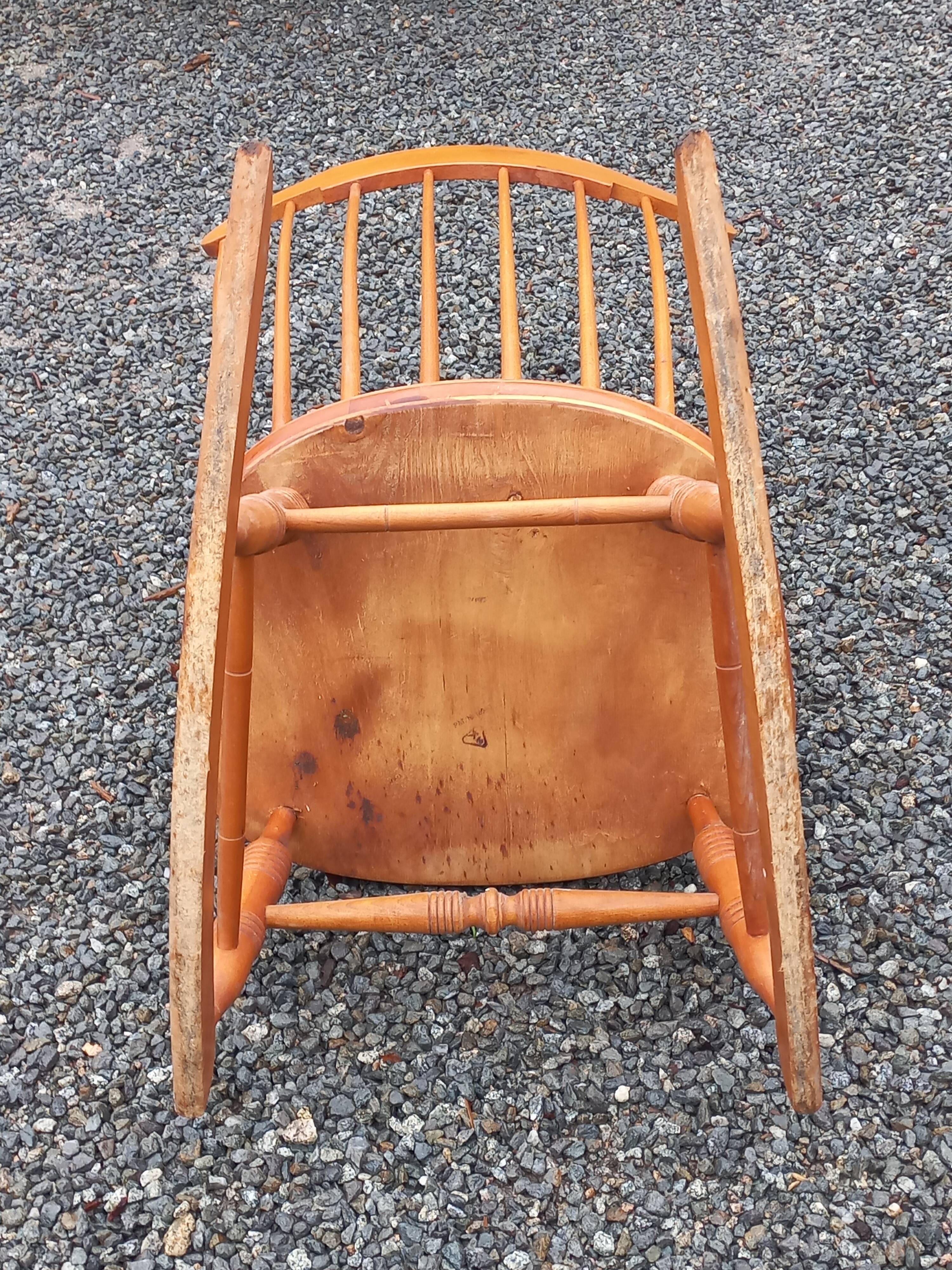 1970s Scandinavian style rocking chair