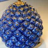 Mid-century Italian ceramic pineapple lamp