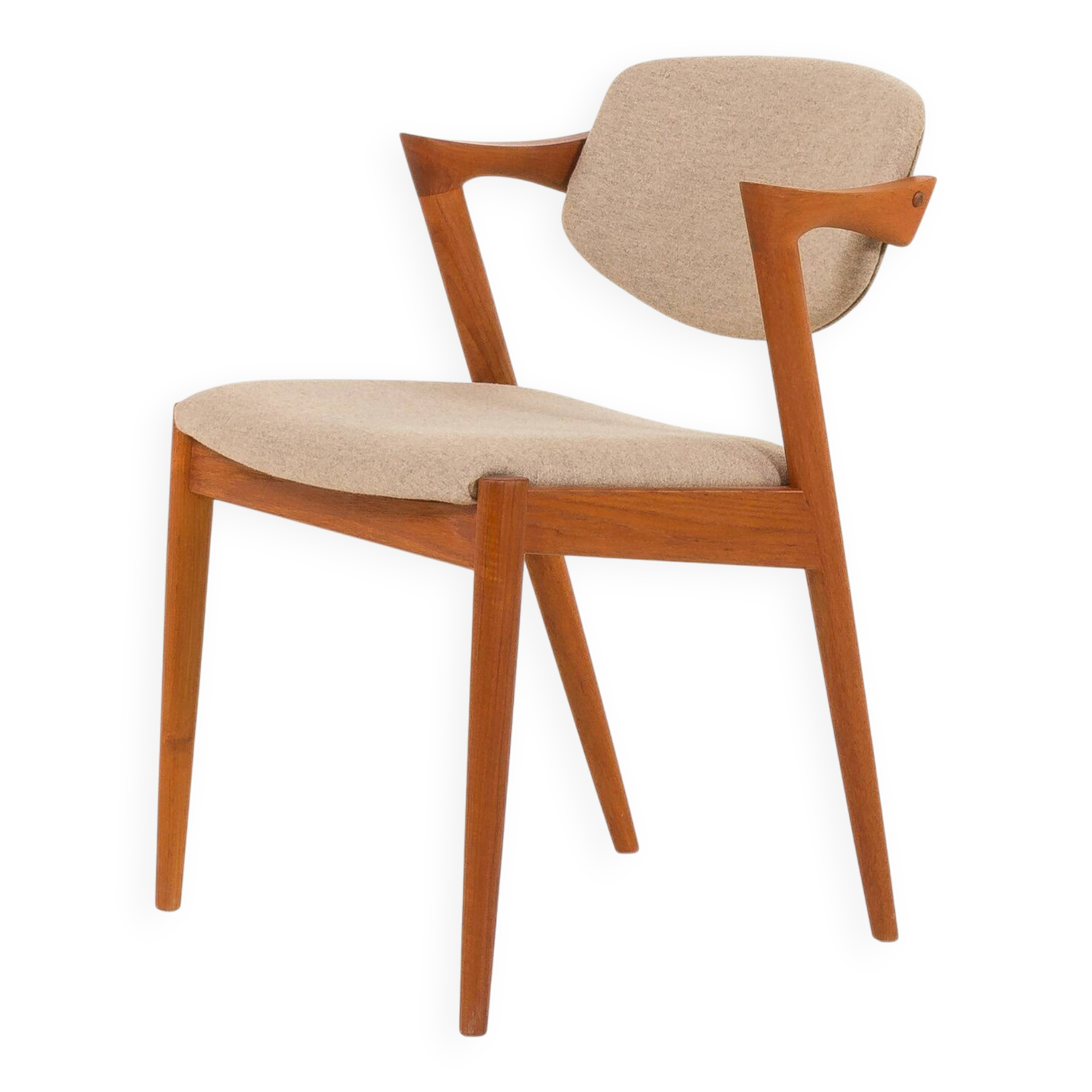 Kai Kristiansen teak chair #42, Denmark 1960s