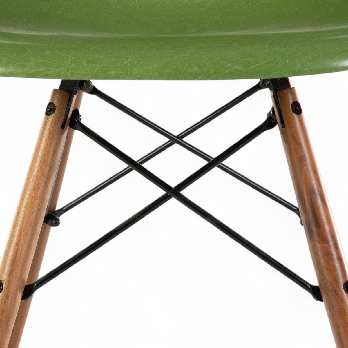 Lime Green Herman Miller Original Vintage Eames DSW Side Shell Chair