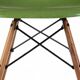 Lime Green Herman Miller Original Vintage Eames DSW Side Shell Chair