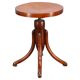 Restored adjustable bentwood piano stool, Czechoslovakia, 1930s — Art Deco Thonet