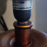 Sampa Helios lamp in red glass