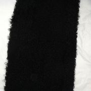 Brown sheepskin carpet natural, deco, 110*44 cm
