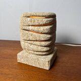 Limestone table lamp, 1960-70