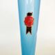 Soliflore vase in blue Italian opaline