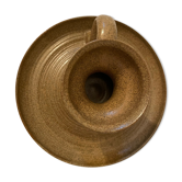 Stoneware candle holder