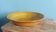 Arcopal Volcan salad bowl in caramel-orange glass, 1970s.
