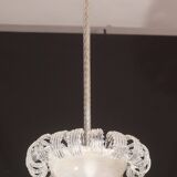 "The Queen" Italian Art Deco Chandelier by Ercole Barovier, 1940