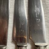 Set of 24 horn table knives
