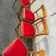 Set of 4 vintage bistro chairs