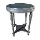 "Black steel" tea table, art deco 1920