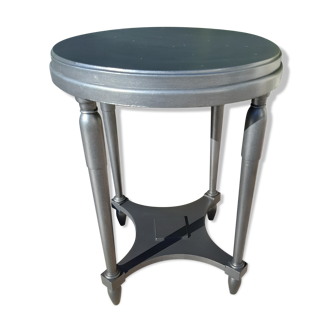 "Black steel" tea table, art deco 1920