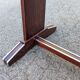 restored bistro table teak finish 1950