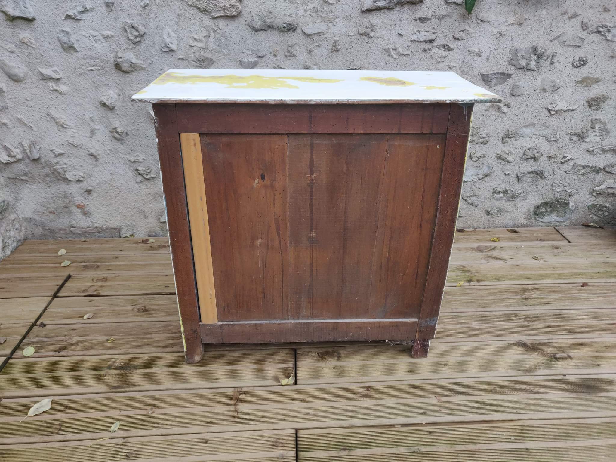 Old patinated Parisian buffet