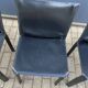 4 black Cassina Cab chairs by Mario Bellini
