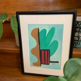 Framed painting