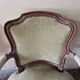 Pair of Louis XV style cabriolet armchairs in molded wood - 19th century